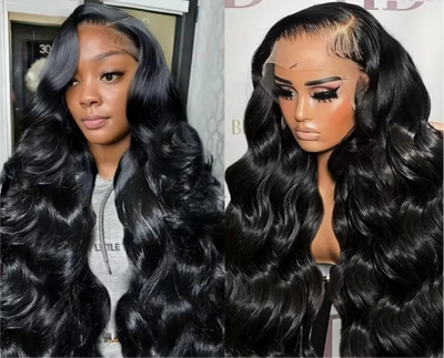 Body Wave Lace Front Wig 13x4 HD Transparent Lace Front Human Hair Wigs 13x6 Body Wave Brazilian glueless curly wigs human hair