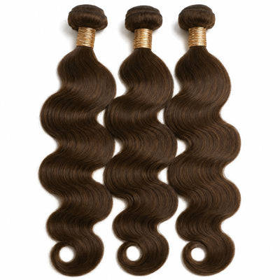 Medium Brown Body Wave Human Hair Bundle Deal