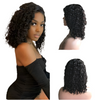 Short Curly Bob Wig Brazilian Human Hair Lace Front Wigs 13*6*1 T Part Lace Front Wig Deep Wave Wig For Black Women 180 Density
