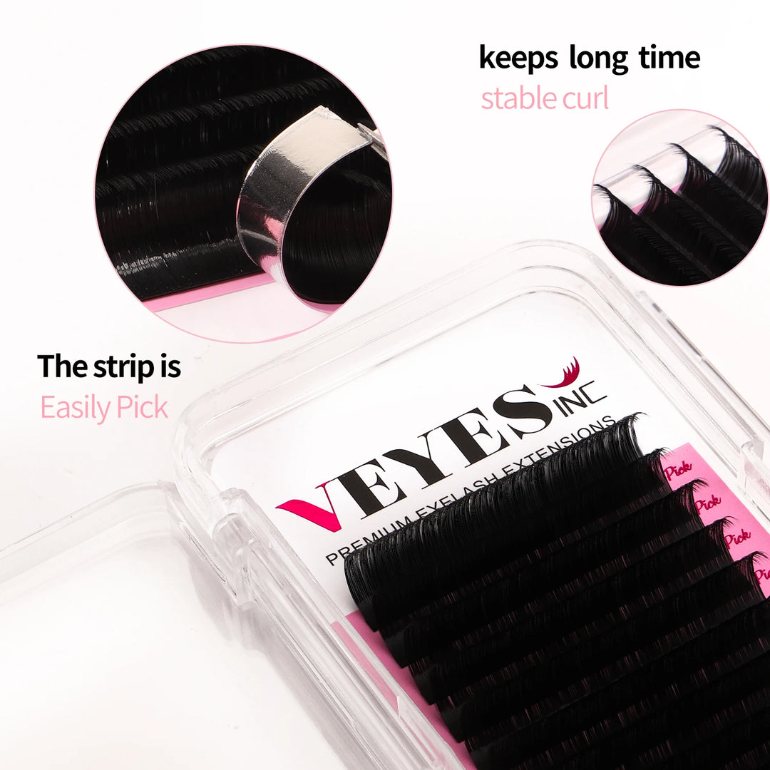 Premium Individual Lash Extensions – 8–20mm