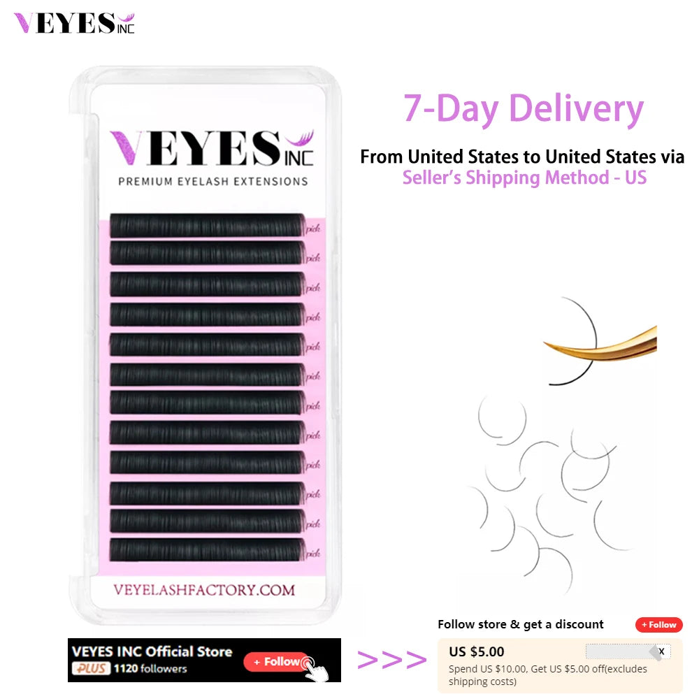 Premium Individual Lash Extensions – 8–20mm