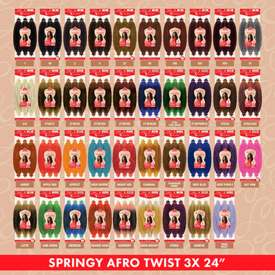 Outre Crochet Braids X-Pression Twisted Up 3X Springy Afro Twist 24"