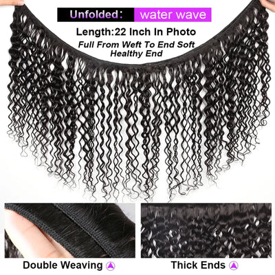 12A Brazilian Water Wave Bundles 100% Unprocessed