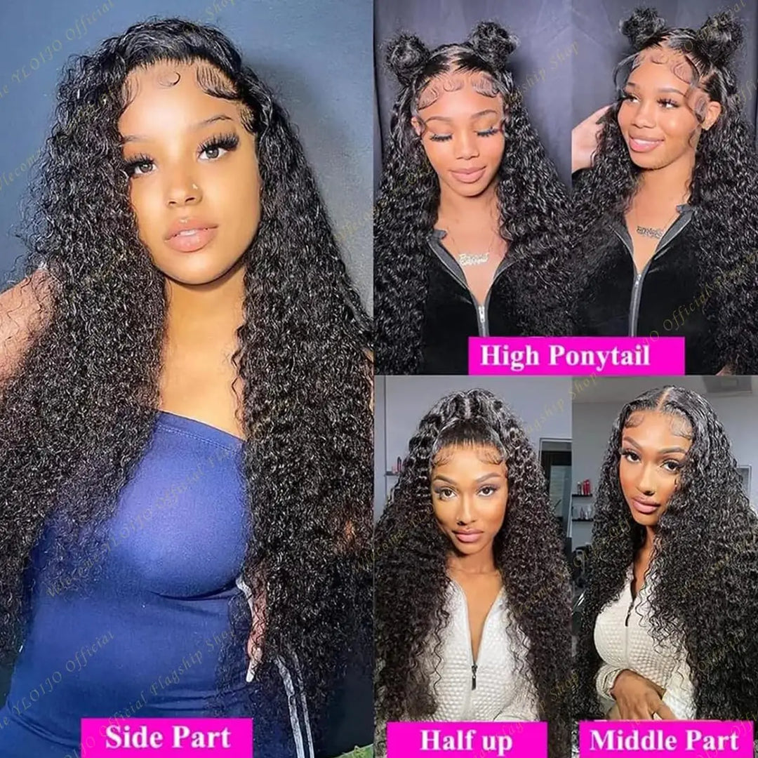 Kinky Curly Glueless Hair Lace Wig - JoySky Hair