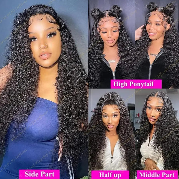 Kinky Curly Glueless Hair Lace Wig - JoySky Hair