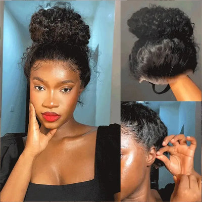 250 Density Invisible Strap 360 Full HD Lace Glueless Wig Deep Wave Frontal Wig 30 Inch Water Wave Lace Front Wigs Human Hair