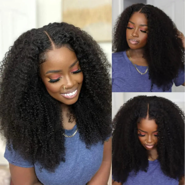Kinky Curly Glueless Hair Lace Wig - JoySky Hair