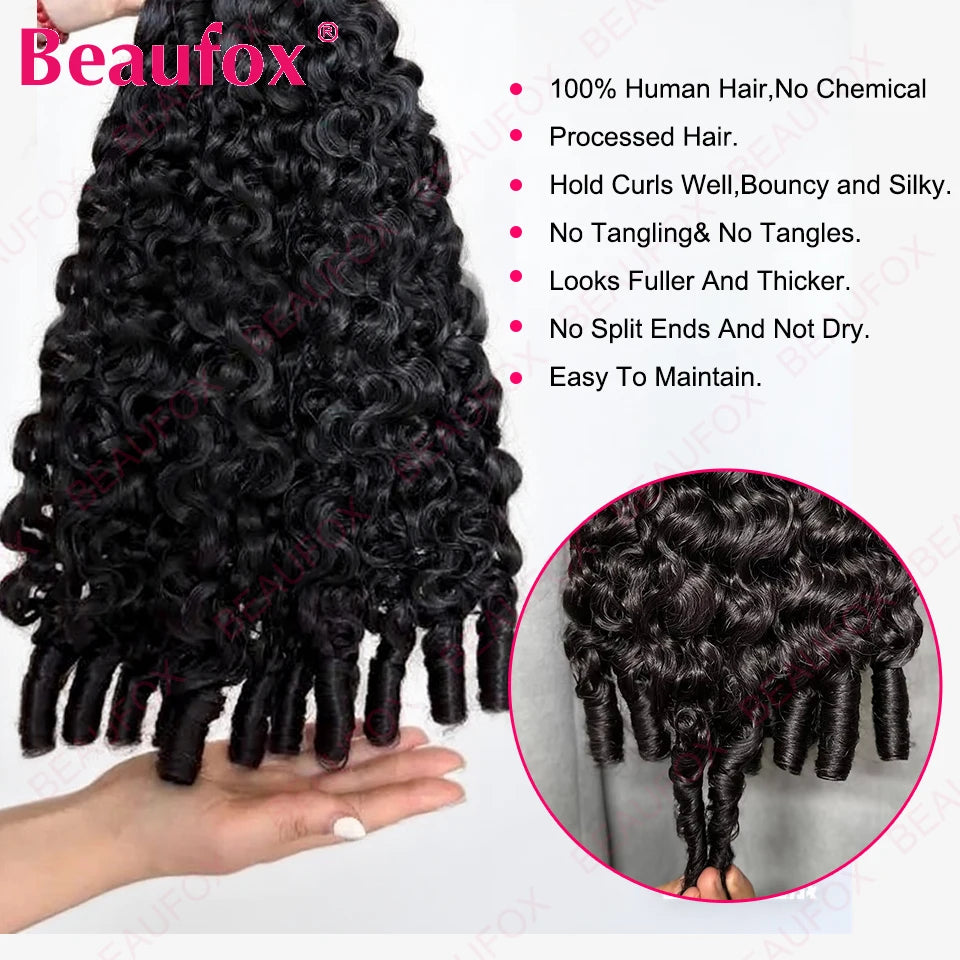 Burmese Curly Human Hair Bundles