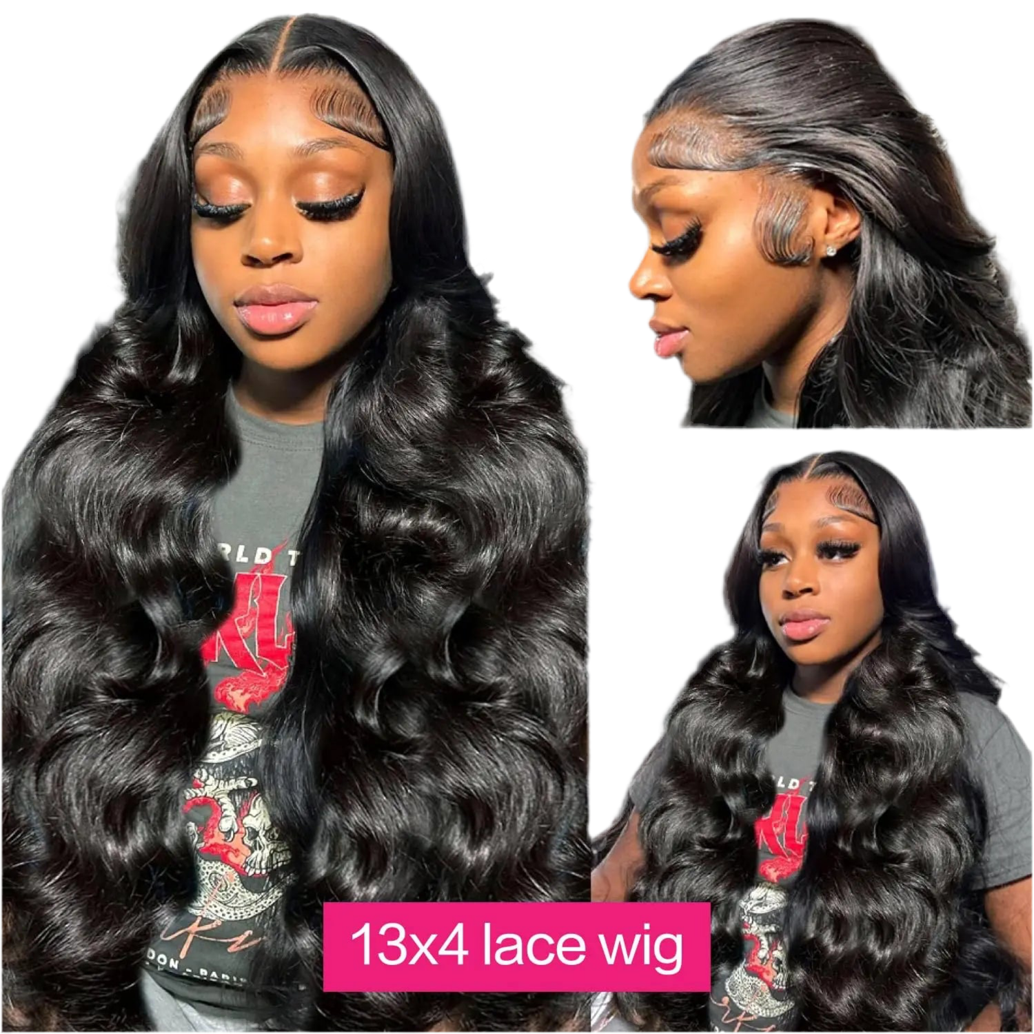 30 inch 13x4 Lace Front Human Hair Wigs Body Wave 13x6 HD Lace Frontal Wig 100% Human Hair Wigs Brazilian Curly Wigs