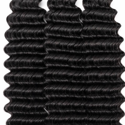 Deep Wave Human Hair Bundle Deal