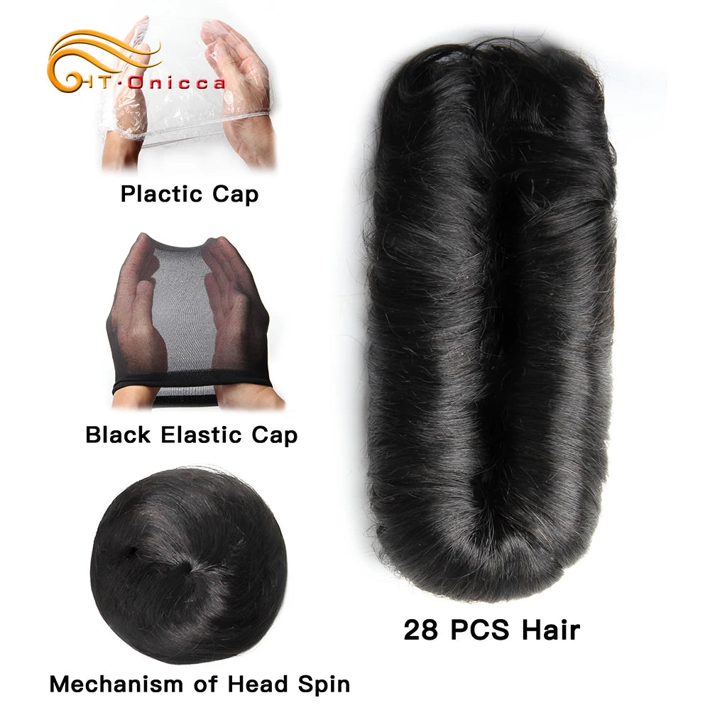 Short Curly Human Hair Bundles - JoySky Hair