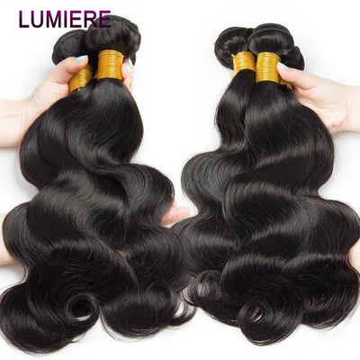 Body Wave100% Raw Virgin Human Hair Bundles Deal Brazilian Hair Weave Bundles 1/3/4 PCS Hair Weave Extensions 8-30" Double Weft
