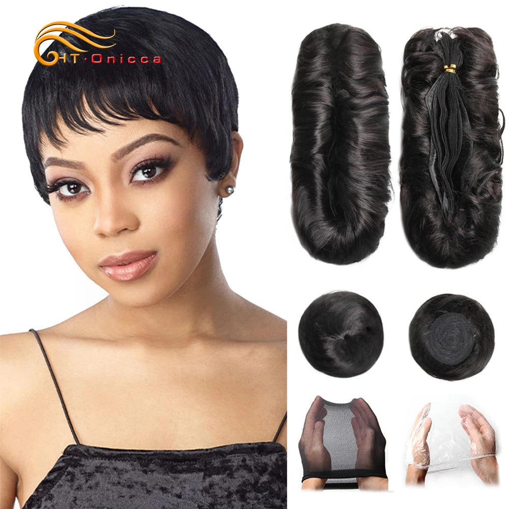 Short Curly Human Hair Bundles - JoySky Hair