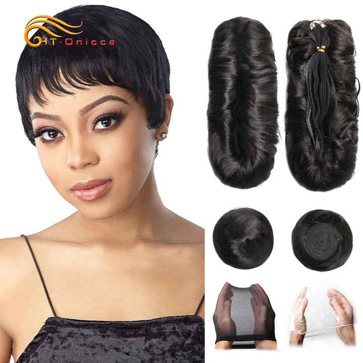 Short Curly Human Hair Bundles - JoySky Hair