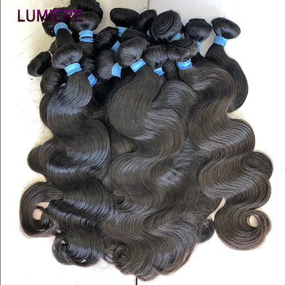 Body Wave100% Raw Virgin Human Hair Bundles Deal Brazilian Hair Weave Bundles 1/3/4 PCS Hair Weave Extensions 8-30" Double Weft
