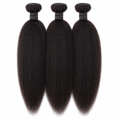 Kinky Straight Human Hair Bundle Deal