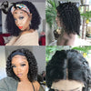 Short Curly Bob Wig Brazilian Human Hair Lace Front Wigs 13*6*1 T Part Lace Front Wig Deep Wave Wig For Black Women 180 Density