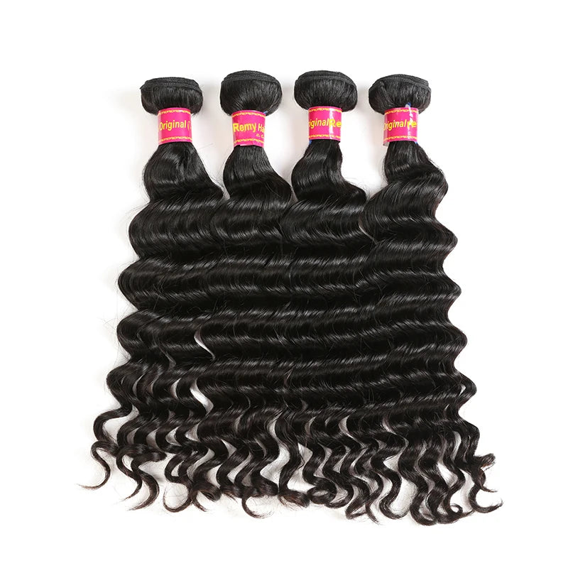 Natural Wave Human Hair Bundles – Soft & Full - JoySky Hair