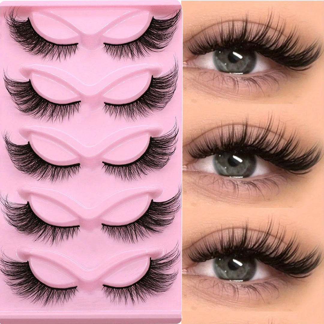 Wispy Cat Eye Lashes – 15 Pairs