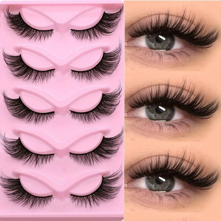 Wispy Cat Eye Lashes – 15 Pairs