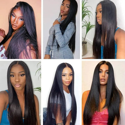 36 Inch Straight Bundles Hair Extensions Heat