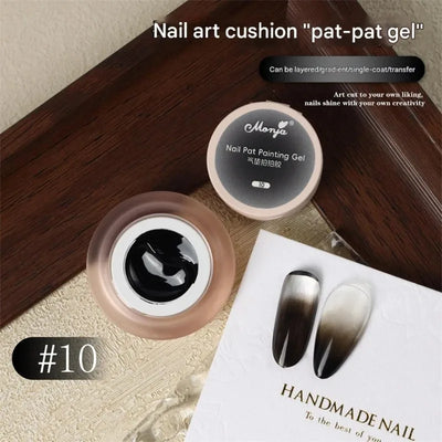 5ml Nail Art Cushion Gradient Painting Gel Black Ombre Patting Gel Polish UV/LED Blush Blooming Aura Manicure Nail Polish Tools