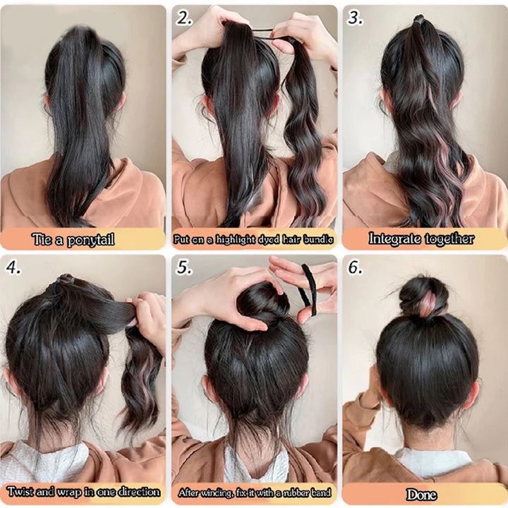 Curly Hair Bun Extension – Volumizing Hair Piece - JoySky Hair