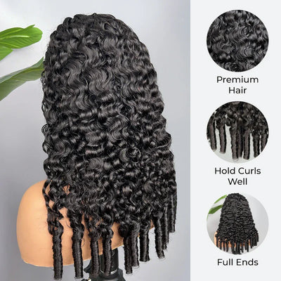 Burmese Curly Human Hair Wigs For Women Brazilian 4C Afro Kinky Culry 3 IN 1 Half Wig 100% Human Hair Wigs On Sale 300% Density