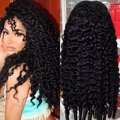 Burmese Curly Human Hair Human Hair Wigs 30 40 Inch Burmese Curly Wig Human Hair  13x4 13X6 Hd Transparent Lace Front Wig Vietnamese Raw Human Hair 200% 220% Density