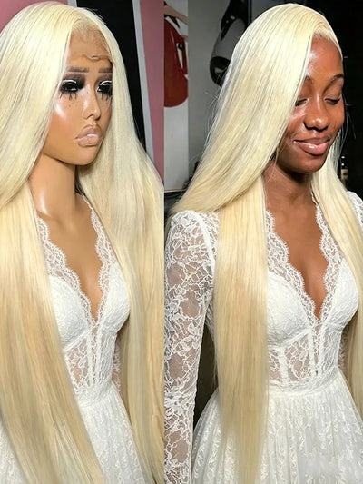 613# HD Lace Frontal Wig 13X4 HD Lace Straight Lace Front Wig Human Hair 30 40 Inches 200% Density Brazilian Hair Wigs For Women