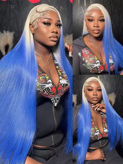 613# HD Lace Frontal Wig 13X4 HD Lace Straight Lace Front Wig Human Hair 30 40 Inches 200% Density Brazilian Hair Wigs For Women