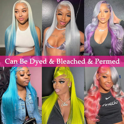 613# HD Lace Frontal Wig 13X4 HD Lace Straight Lace Front Wig Human Hair 30 40 Inches 200% Density Brazilian Hair Wigs For Women