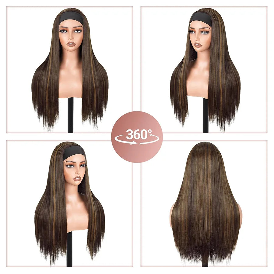 Straight Glueless Headband Wig - JoySky Hair