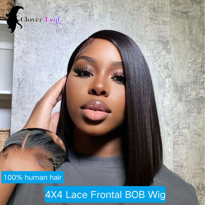 Glueless Straight Bob Human Hair Wigs,13x6 Lace Front Wear And Go Wig,180 Density,10–16 Inch,100% Brazilian Remy Short Wigs For Black Women,Clearance Cheap Lace Wigs,Smooth Straight Texture Easy Styling For Daily Use Women