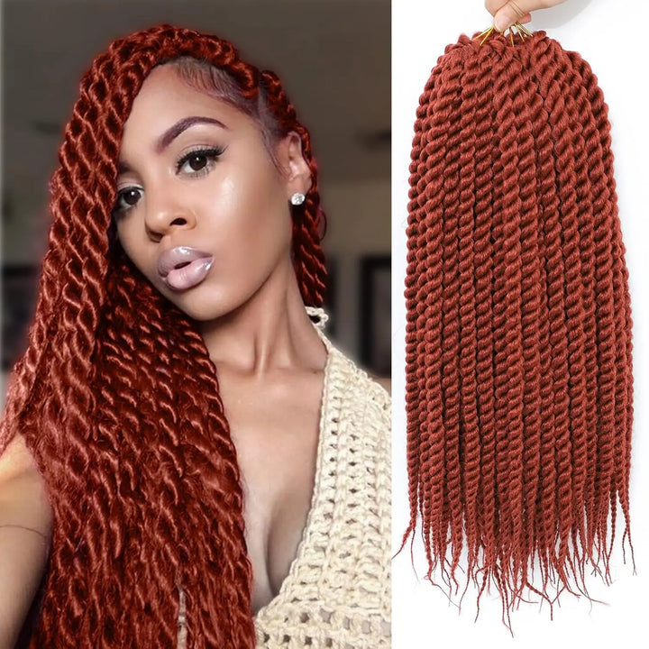 22-Inch Havana Twist Pre-Looped Crochet Hair – 3 Packs