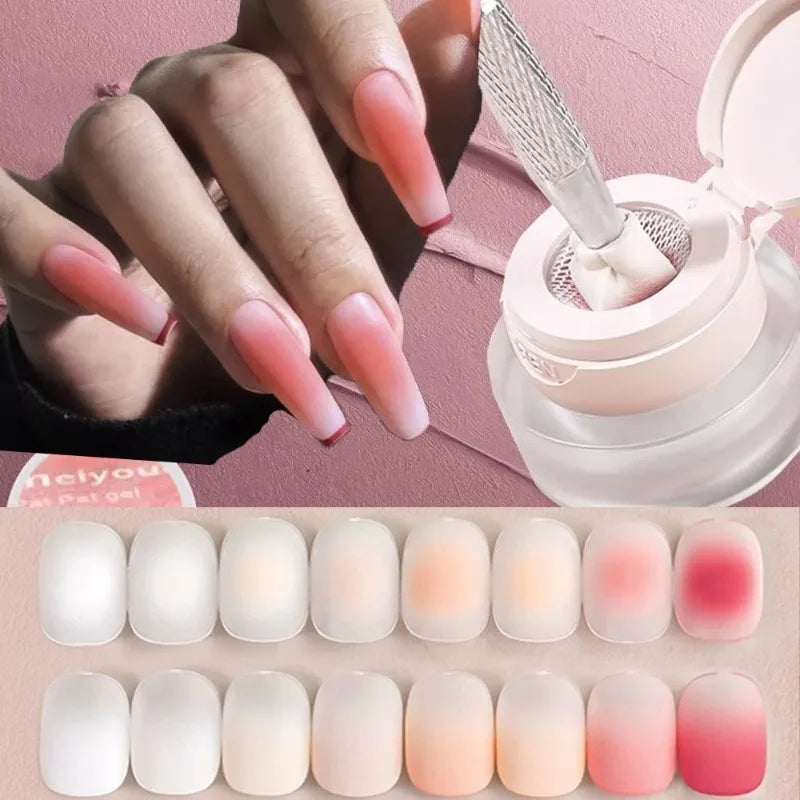 5ml Nail Art Cushion Gradient Painting Gel Black Ombre Patting Gel Polish UV/LED Blush Blooming Aura Manicure Nail Polish Tools