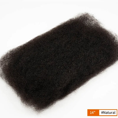 Best Quality QVR Afro Kinky Bulk Hair for Dreadlocks Affordable Sale Top Tight Kinkys for Loc Repair Twist Braiding 1 Pack 50g