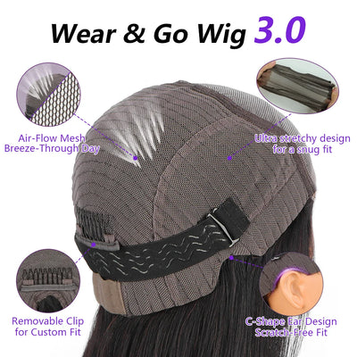 10A Ginger Brown Highlight Body Wave Lace Front Closure Wigs Human Hair 5x5 Pre-cut Lace Glueless Wig Ombre Ginger Orange #4/350
