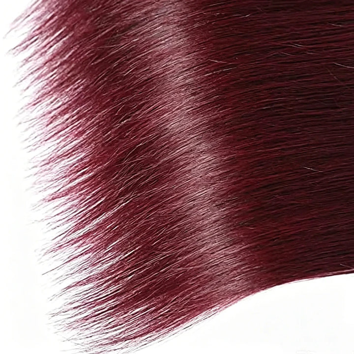 Burgundy Straight Human Hair Bundle
