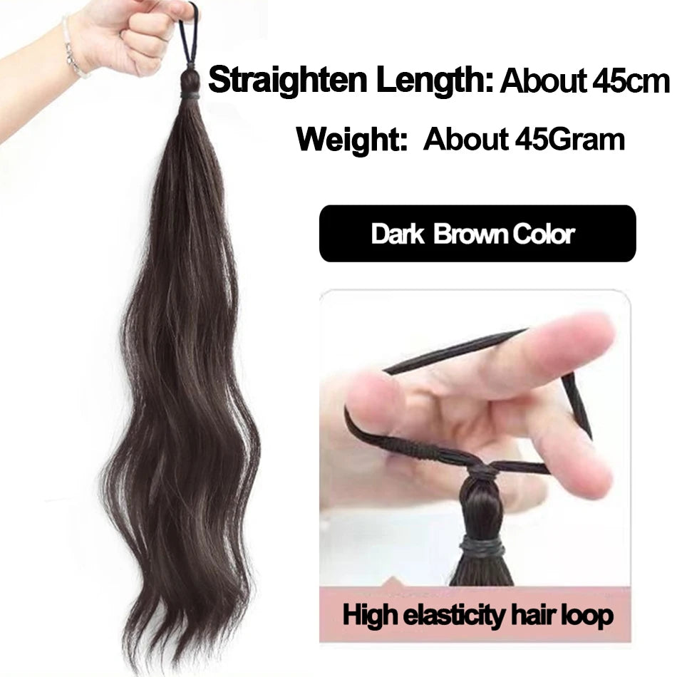 Long Wavy Ponytail Hair Extension - JoySky Hair