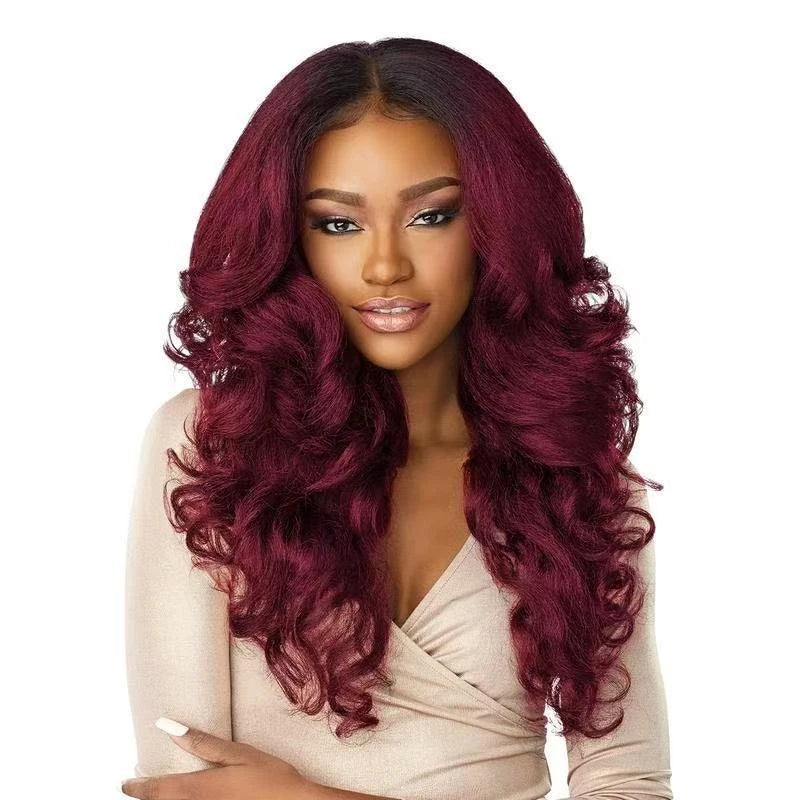 Long Wavy Middle Part Wig - JoySky Hair