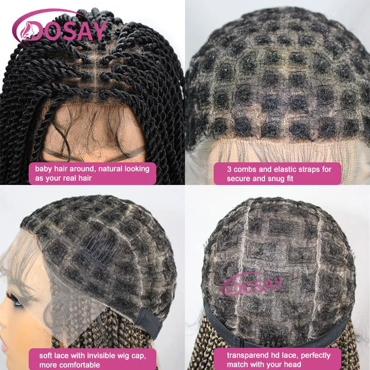 Twist Braided Full Lace Synthetic Wig