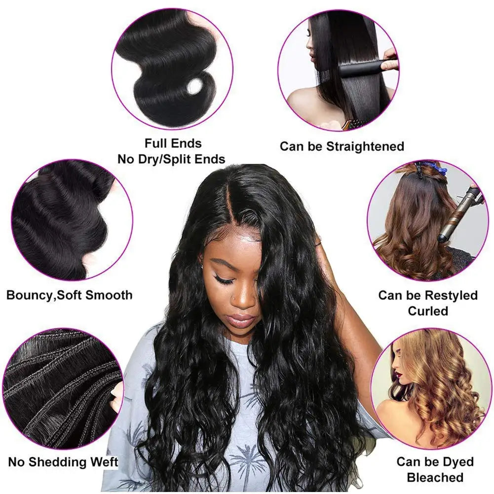 Body Wave Human Hair Bundles - JoySky Hair