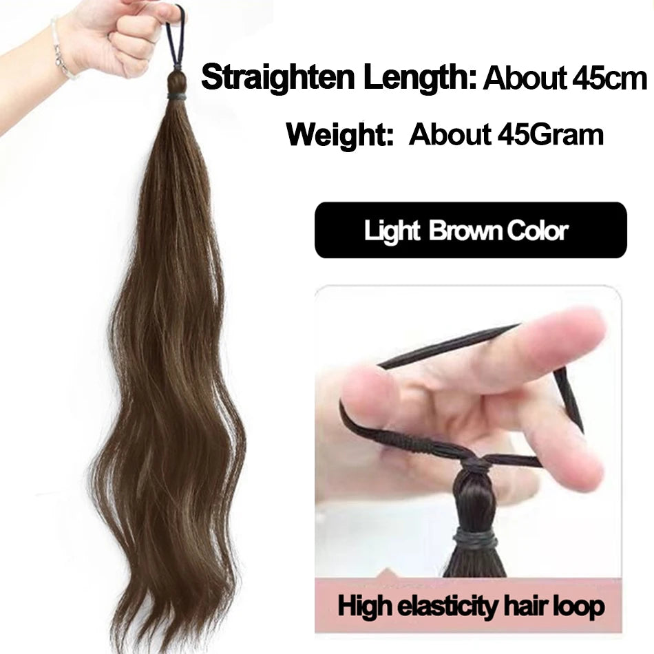 Long Wavy Ponytail Hair Extension - JoySky Hair