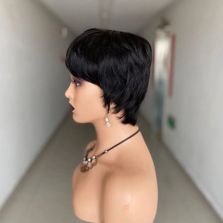 Ready-to-Wear Straight Pixie Cut Hair Wig - JoySky Hair