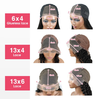 250% Kinky Straight Glueless Wig Ready To Wear And Go 13x6 Hd Yaki Straight Lace Front Human Hair Wigs For Women 30 36 Inch