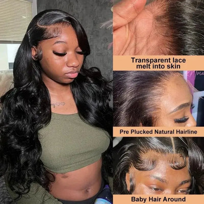 Body Wave Human Hair Wigs 100% Human Hair Quality 13X6 Hd Lace Frontal Wig 250 Density Brazilian Original 40Inch Lace Front Wigs