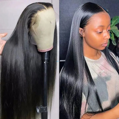Lekker Straight 13x1 T Part Lace Front Human Hair Wig