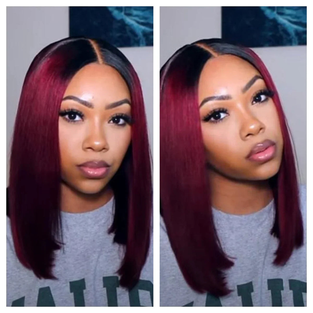 Straight Burgundy Hair Bundles - JoySky Hair