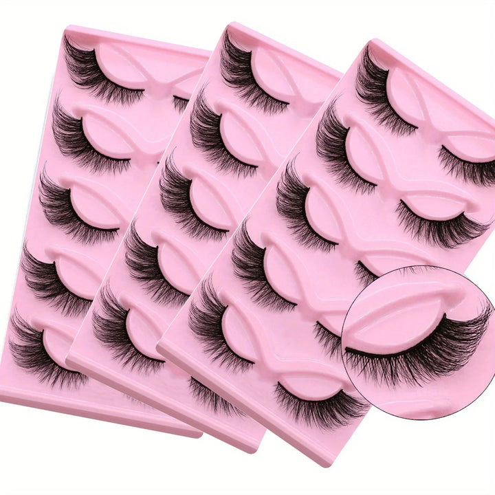 Wispy Cat Eye Lashes – 15 Pairs